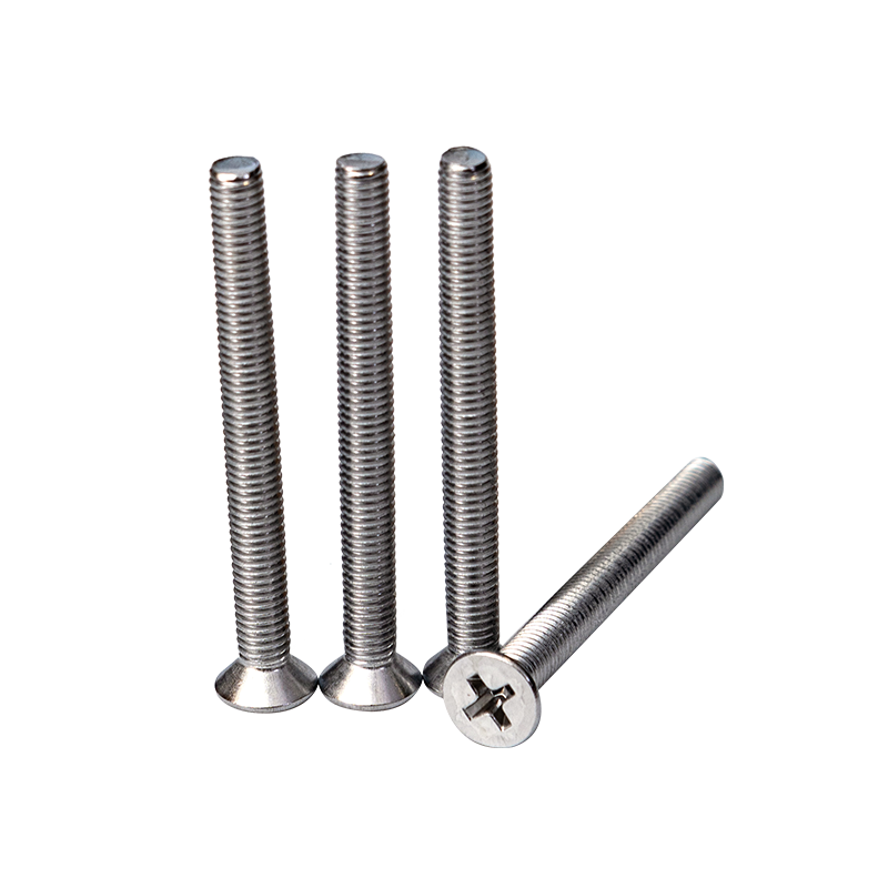 SS304 DIN965 M6 Cross Receed CSK Head Machine Winds